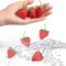 20 Pieces Artificial Strawberries Fake Strawberries Tabletop Centerpieces Lifelike Red Realistic Plastic Fruit for Kitchen Party Decoration